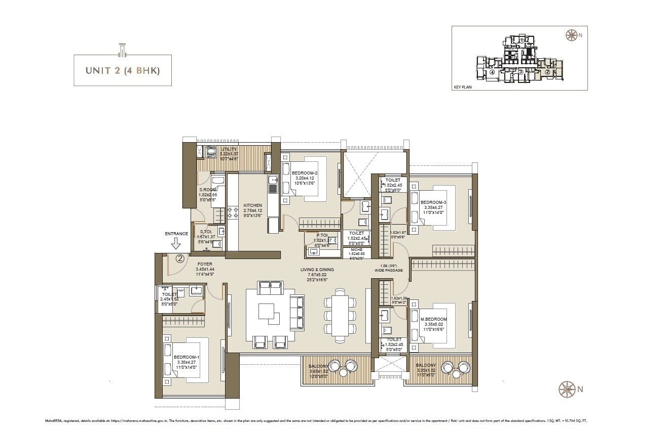 Other, l-and-t-the-gateway 4 Bedroom 1980 Sq.Ft. Apartment In Sewri Mumbai 9520929