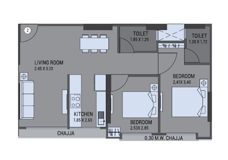 labdhi codename convenient apartment 1 bhk 482sqft 20234623174642