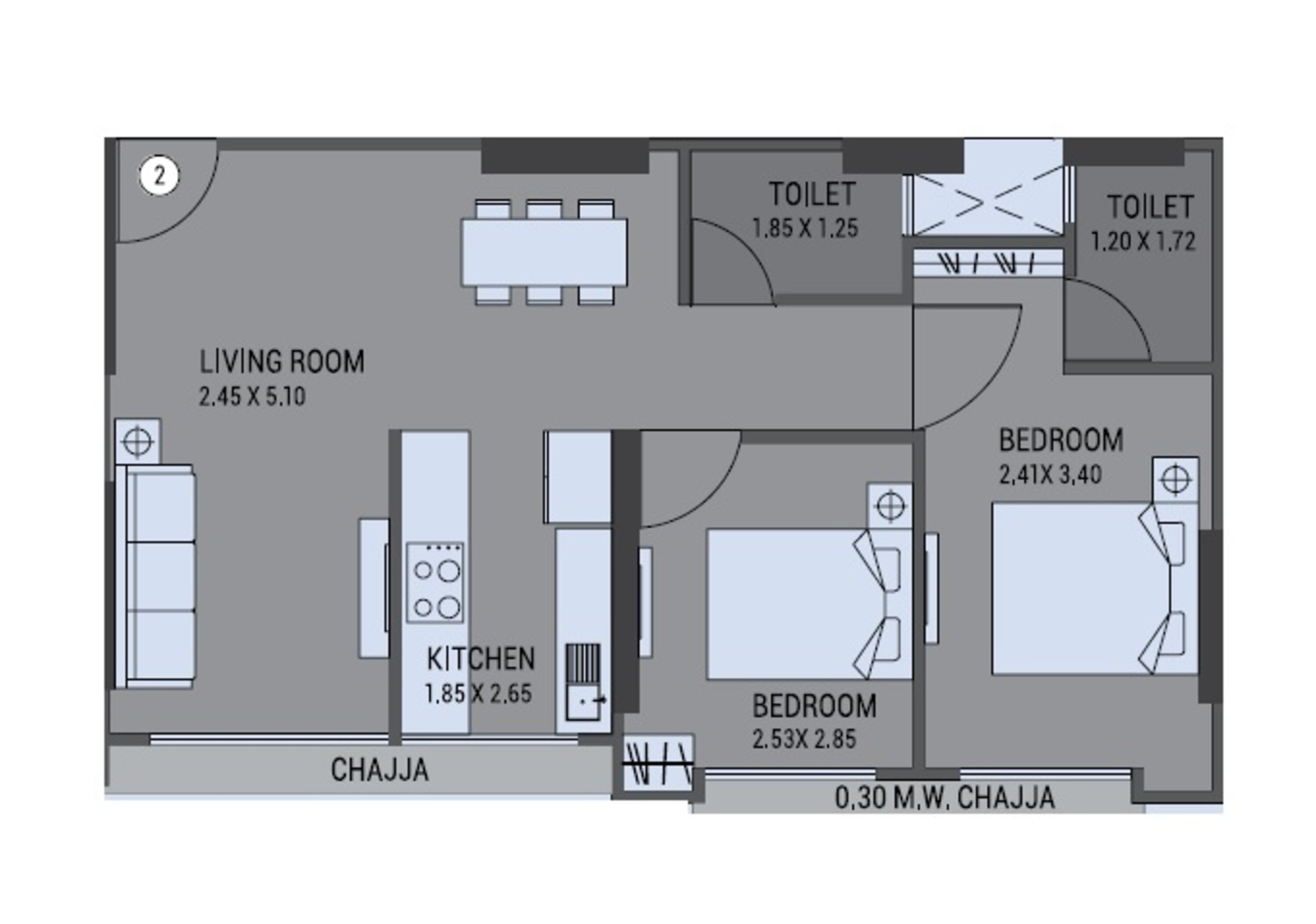 labdhi codename convenient apartment 1 bhk 482sqft 20234623174642