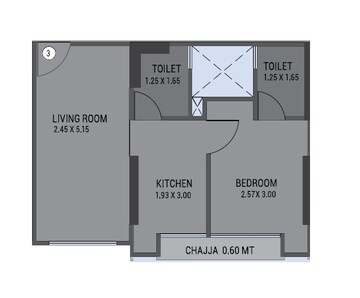  1 BHK Apartment at Labdhi Seabreeze, Wadala – for Sale