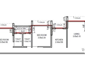 2 BHK 667 Sq. Ft. Apartment in Labh Sapphire