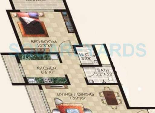 lakhani orchid woods apartment 1bhk 686sqft1