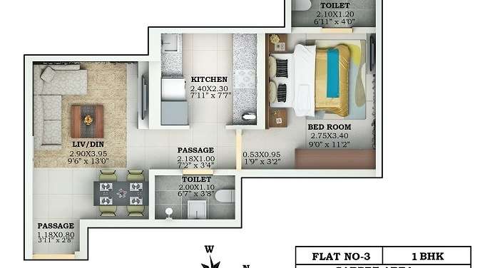 lalani valentine apartment apartment 1 bhk 400sqft 20230721180729
