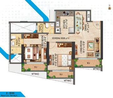  2 BHK Apartment at Liberty Bay Vue, Malad West – for Sale