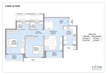  2 BHK Apartment at LnT Elixir Reserve, Powai – for Sale