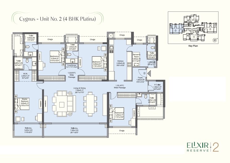 Other, lnt-elixir-reserve 4 Bedroom 1811 Sq.Ft. Apartment In Powai Mumbai 9164333