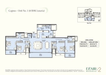  4 BHK Apartment at LnT Elixir Reserve, Powai – for Sale