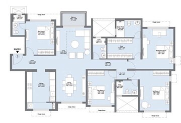  4 BHK Apartment at LnT Emerald Isle Phase II, Powai – for Rent
