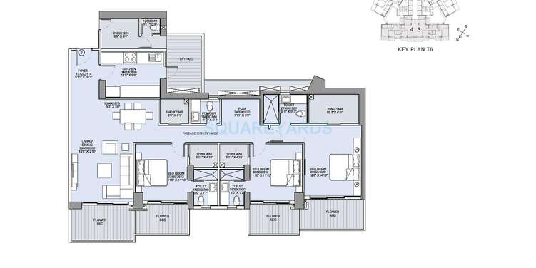 lnt realty crescent bay apartment 3bhk 2750sqft1