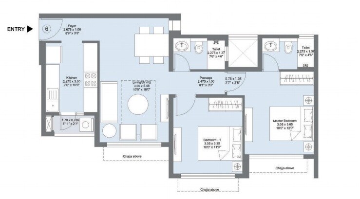 Other, lnt-realty-emerald-isle 2 Bedroom 645 Sq.Ft. Apartment In Powai Mumbai 9484650