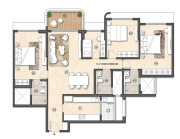  3 BHK Apartment at Lodha Altus, Borivali East – for Sale