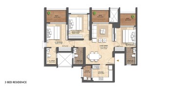  3 BHK Apartment at Lodha Aura, Wadala – for Sale