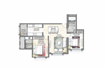  2 BHK Apartment at Lodha Bellagio, Powai – for Rent