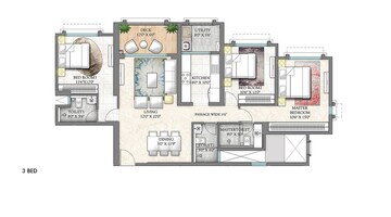  3 BHK Apartment at Lodha Bellagio, Powai – for Sale