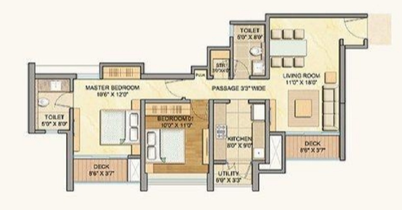 lodha celestia apartment 2 bhk 1275sqft 20203524153531