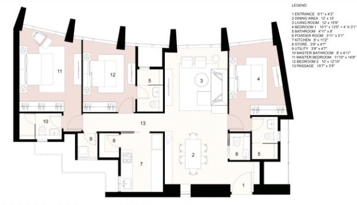 Lodha Codename August Moon Floor Plans - Worli, Mumbai