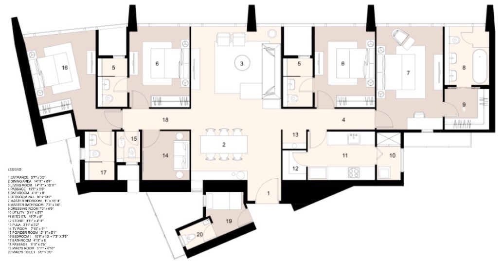 Lodha Codename August Moon Floor Plans - Worli, Mumbai