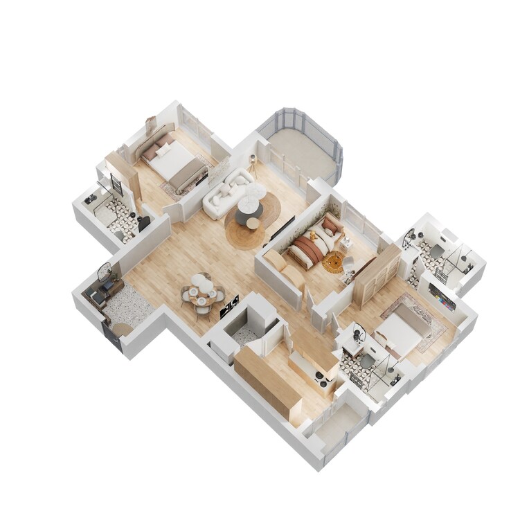 lodha codename big win apartment 3bhk 1016sqft 1
