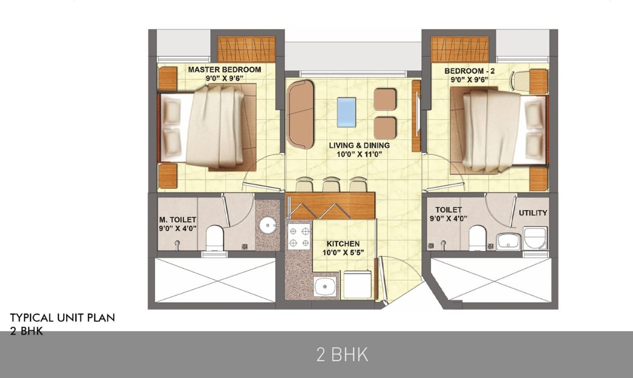 2 Bhk 435 Sq Ft Apartment For Sale In Lodha Crown Taloja Quality