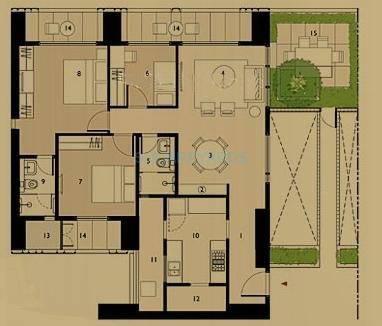 Other, lodha-dioro 3 Bedroom 1350 Sq.Ft. Apartment In Wadala Truck Terminal Mumbai 8980067