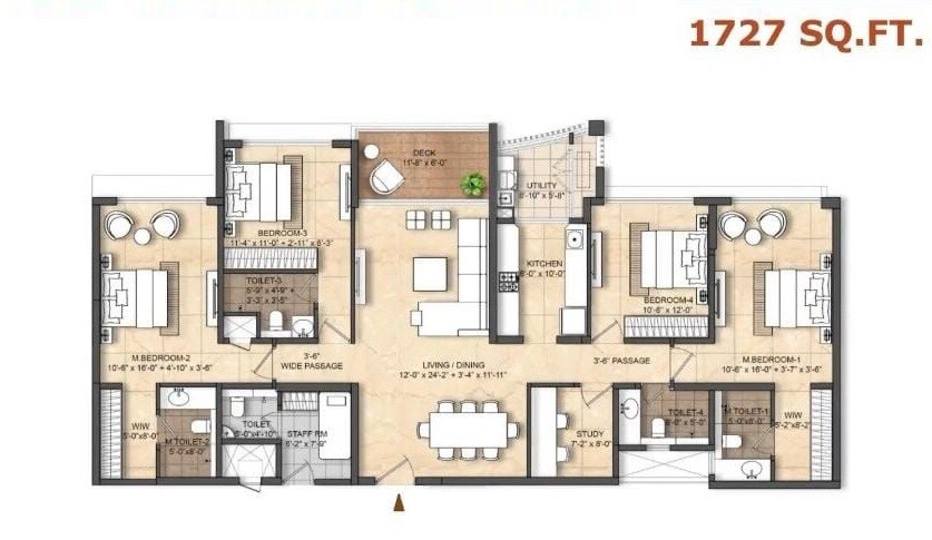 Other, lodha-divino 4 Bedroom 1680 Sq.Ft. Apartment In Matunga East Mumbai 8956486