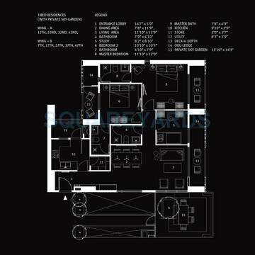  3 BHK Apartment at Lodha Estrella, Wadala Truck Terminal – for Sale