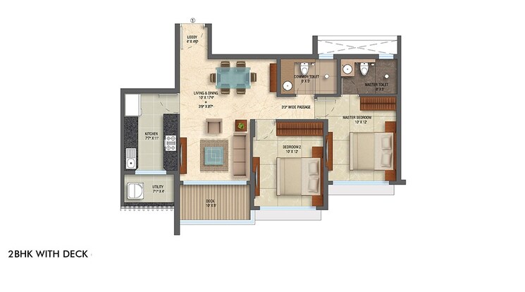 Other, lodha-eternis 2 Bedroom 798 Sq.Ft. Apartment In Andheri East Mumbai 8586627
