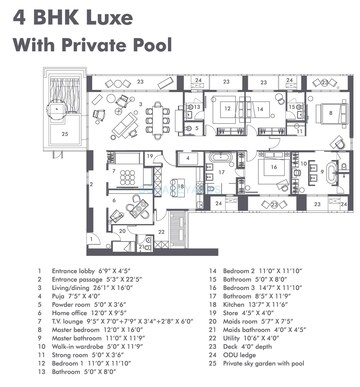  4 BHK Apartment at Lodha Evoq, Wadala – for Sale