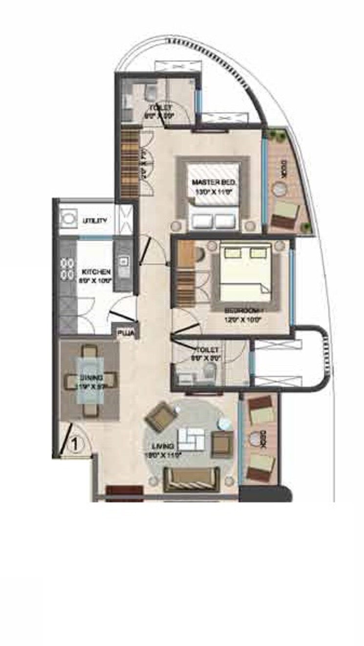 Other, lodha-fiorenza 2 Bedroom 800 Sq.Ft. Apartment In Goregaon East Mumbai 8789395