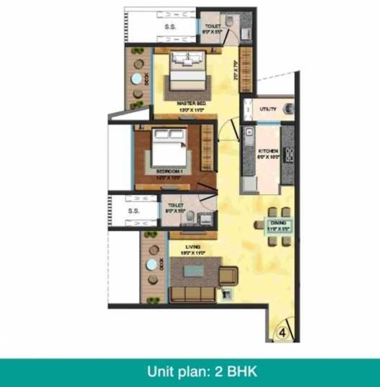 Other, lodha-fiorenza 2 Bedroom 890 Sq.Ft. Apartment In Goregaon East Mumbai 9350542