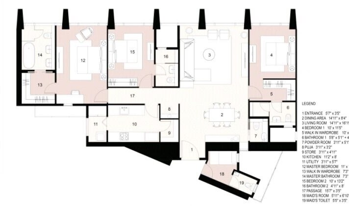  3 BHK Apartment at Lodha Kiara, Worli – for Sale