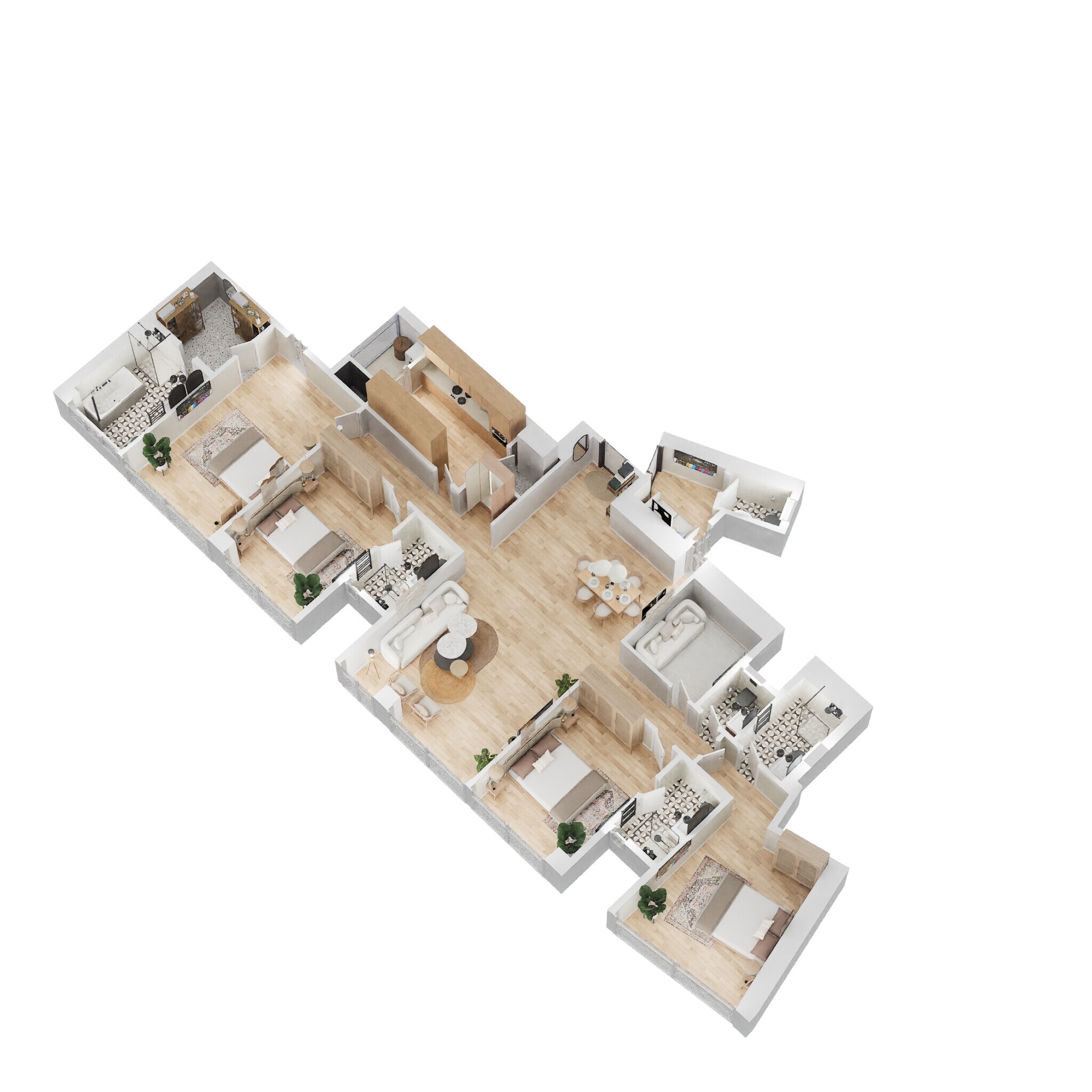 4 BHK 1702 Sq. Ft. Apartment