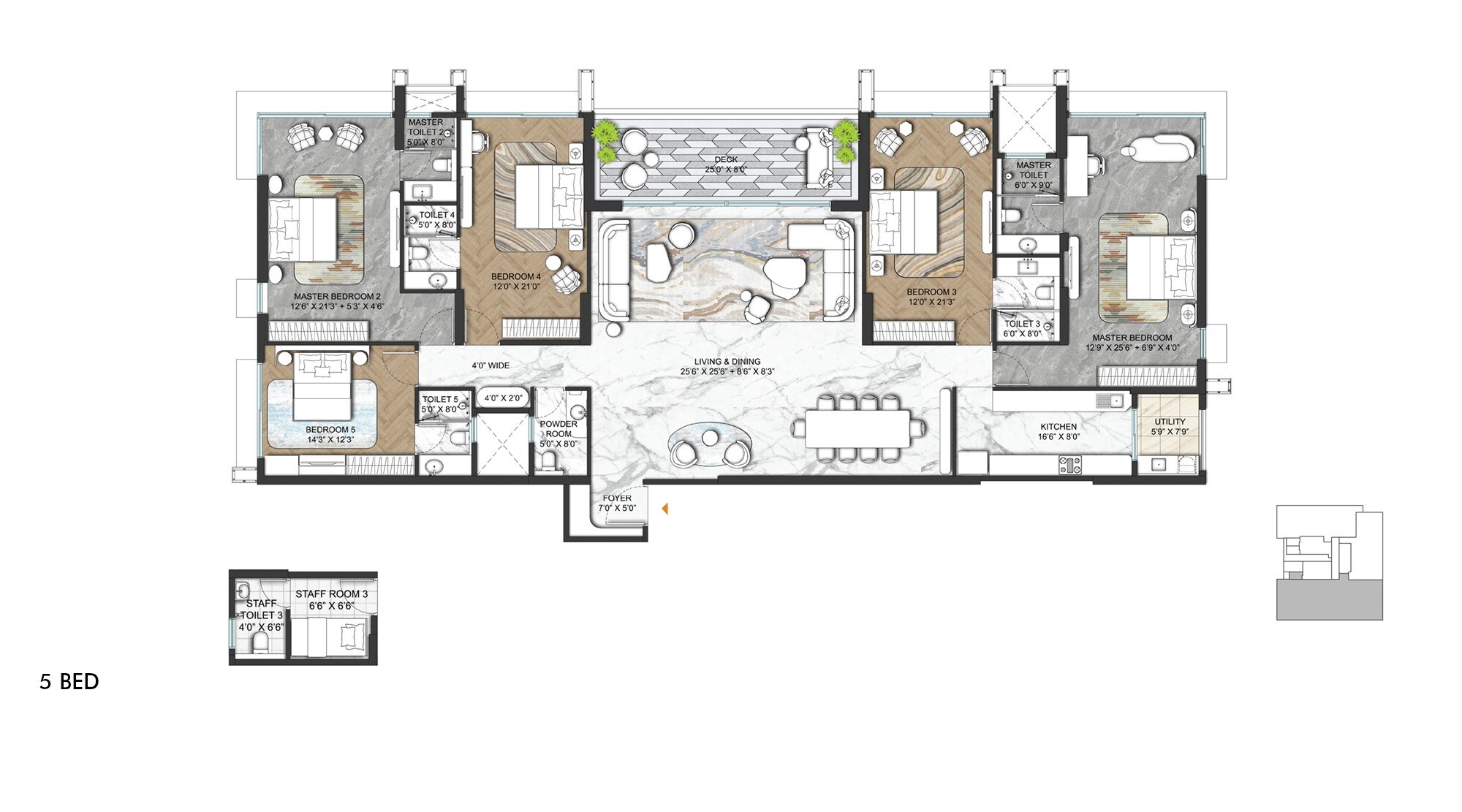 Other, lodha-marq 5 Bedroom 3030 Sq.Ft. Apartment In Tardeo Mumbai 8654239