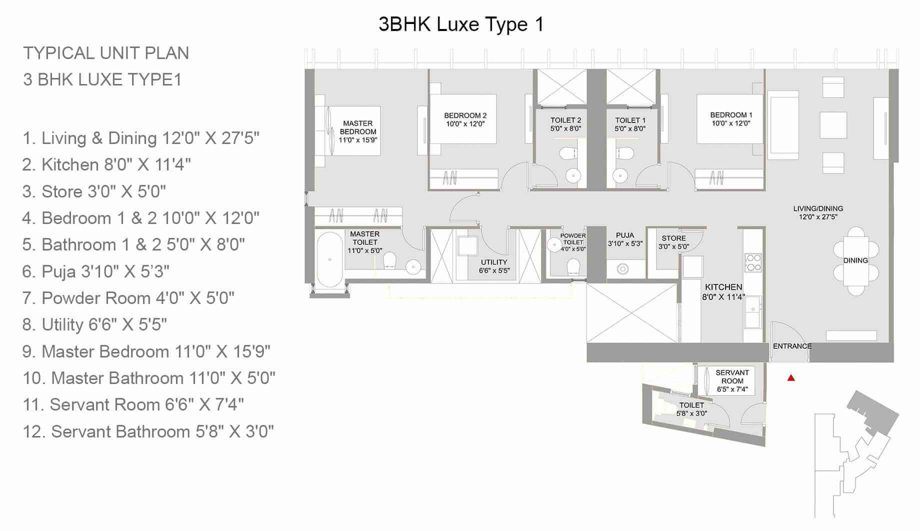  3 BHK Apartment at Lodha Marquise, Worli – for Sale
