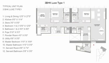  3 BHK Apartment at Lodha Marquise, Century Mills – for Rent