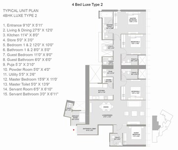  4 BHK Apartment at Lodha Marquise, Worli – for Sale