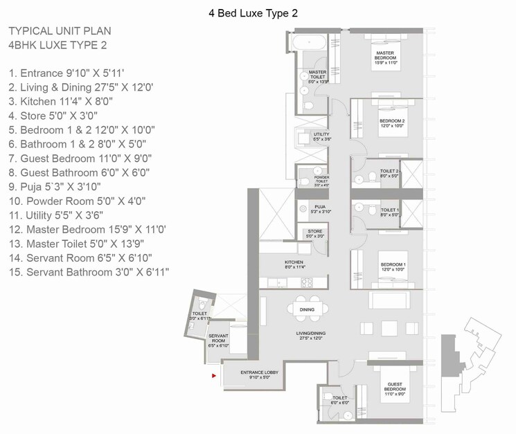 Other, lodha-marquise 4 Bedroom 1525 Sq.Ft. Apartment In Worli Mumbai 8629010