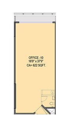 622 Sq. Ft. Office Space