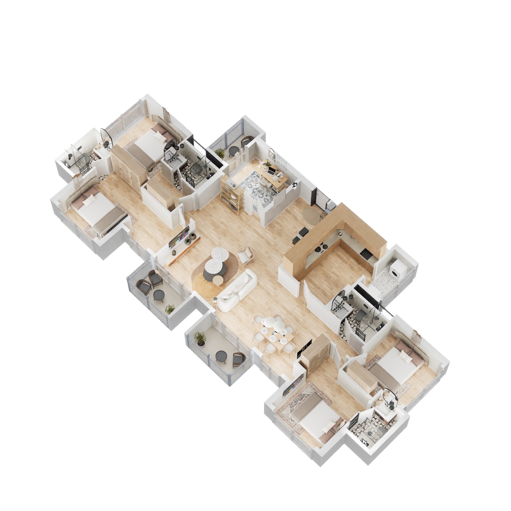 4 BHK 1797 Sq. Ft. Apartment