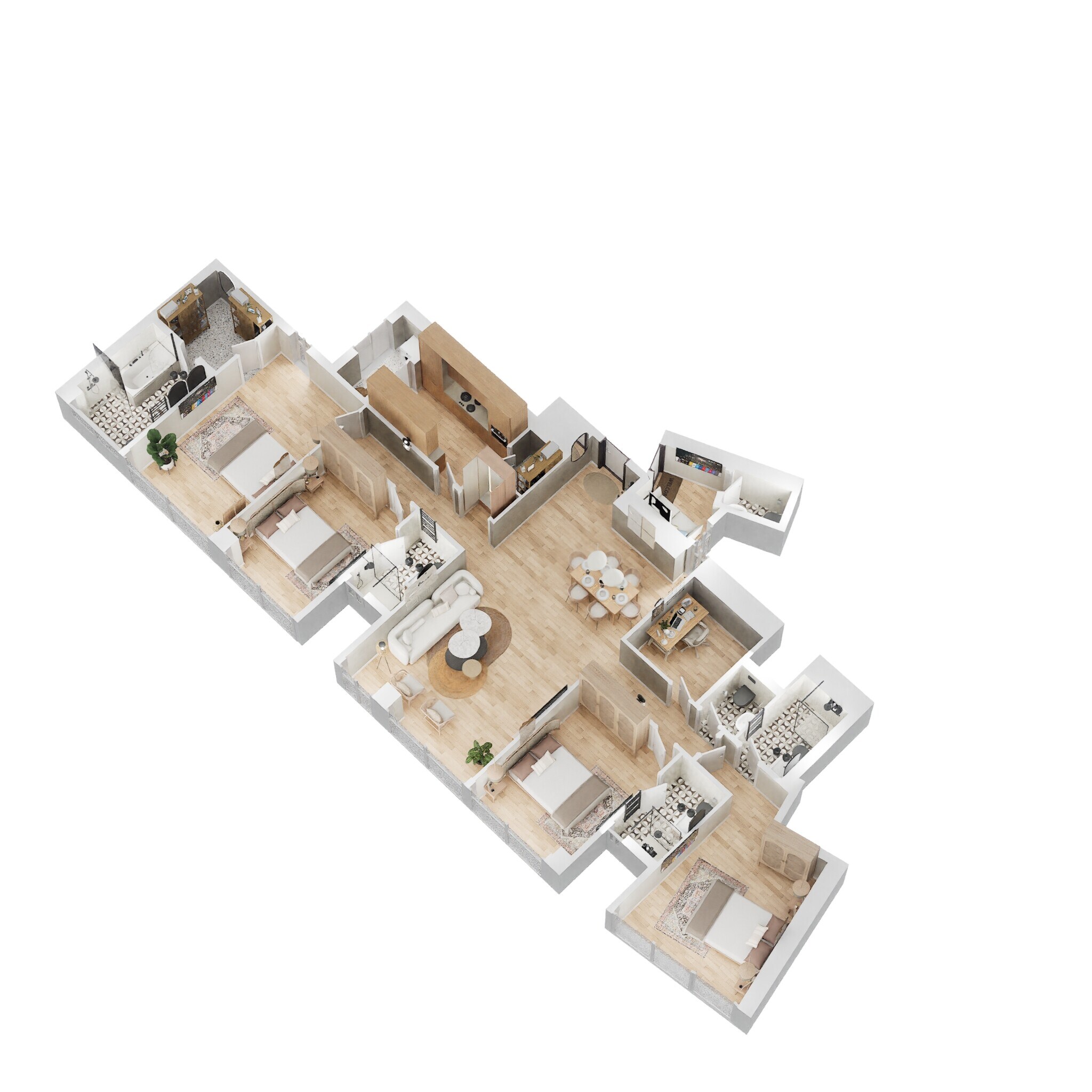 4 BHK 1702 Sq. Ft. Apartment