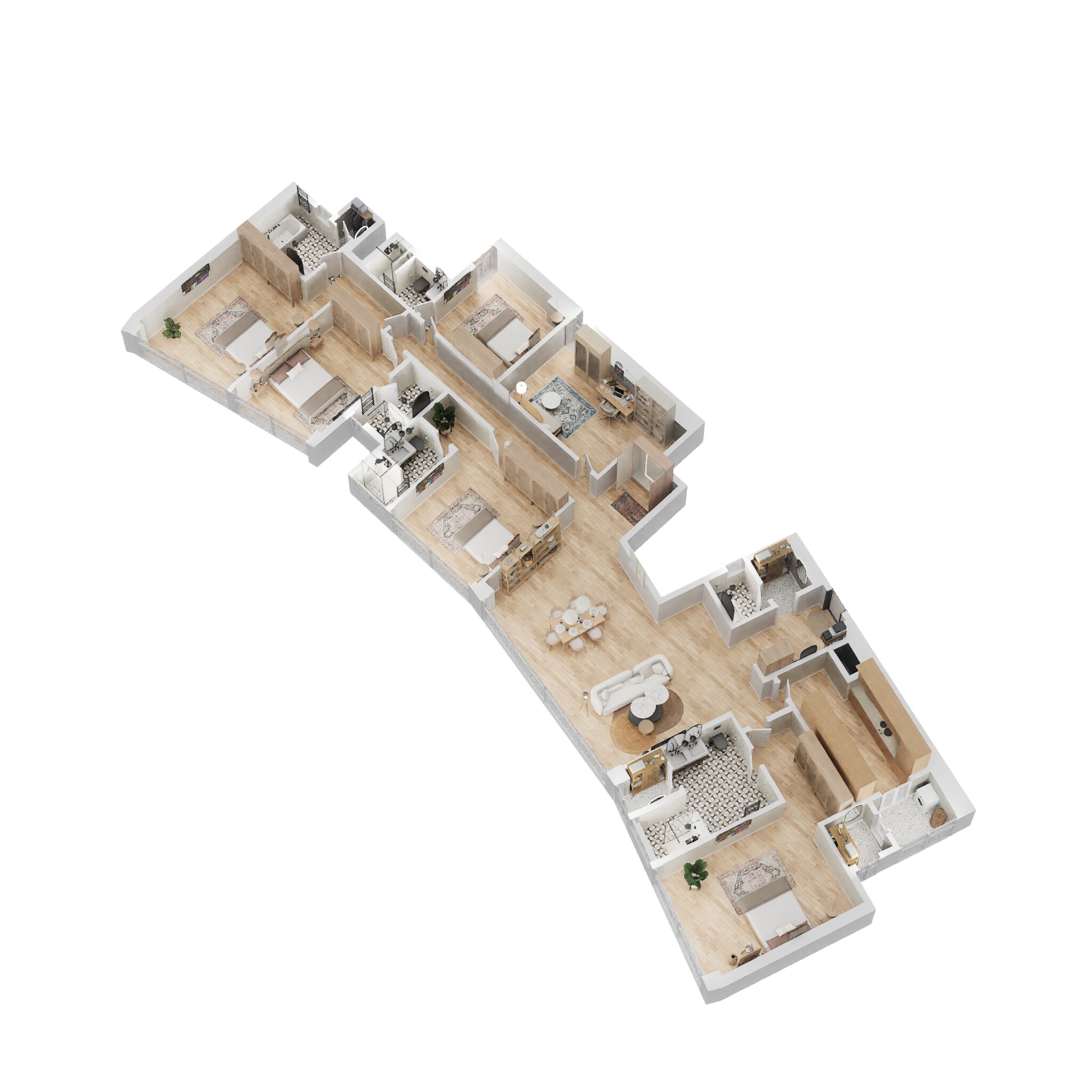 5 BHK 2255 Sq. Ft. Apartment