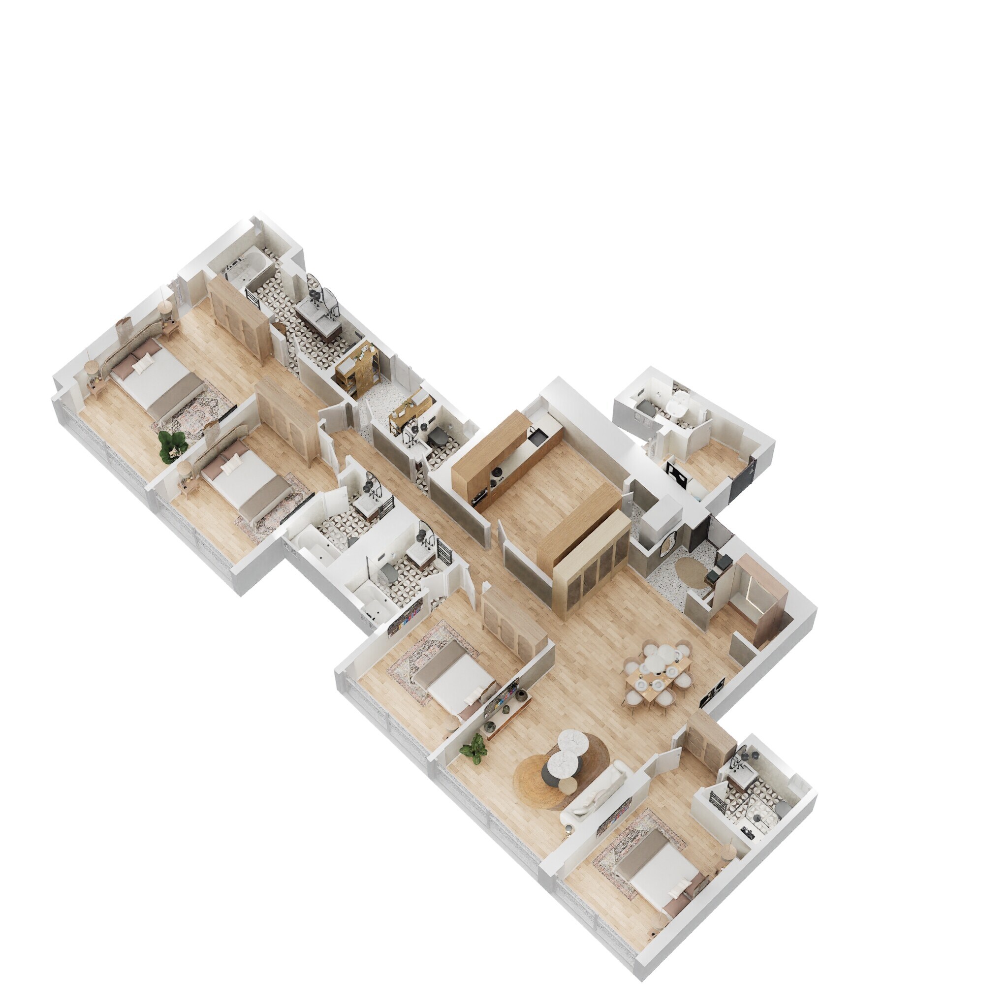 4 BHK 1546 Sq. Ft. Apartment