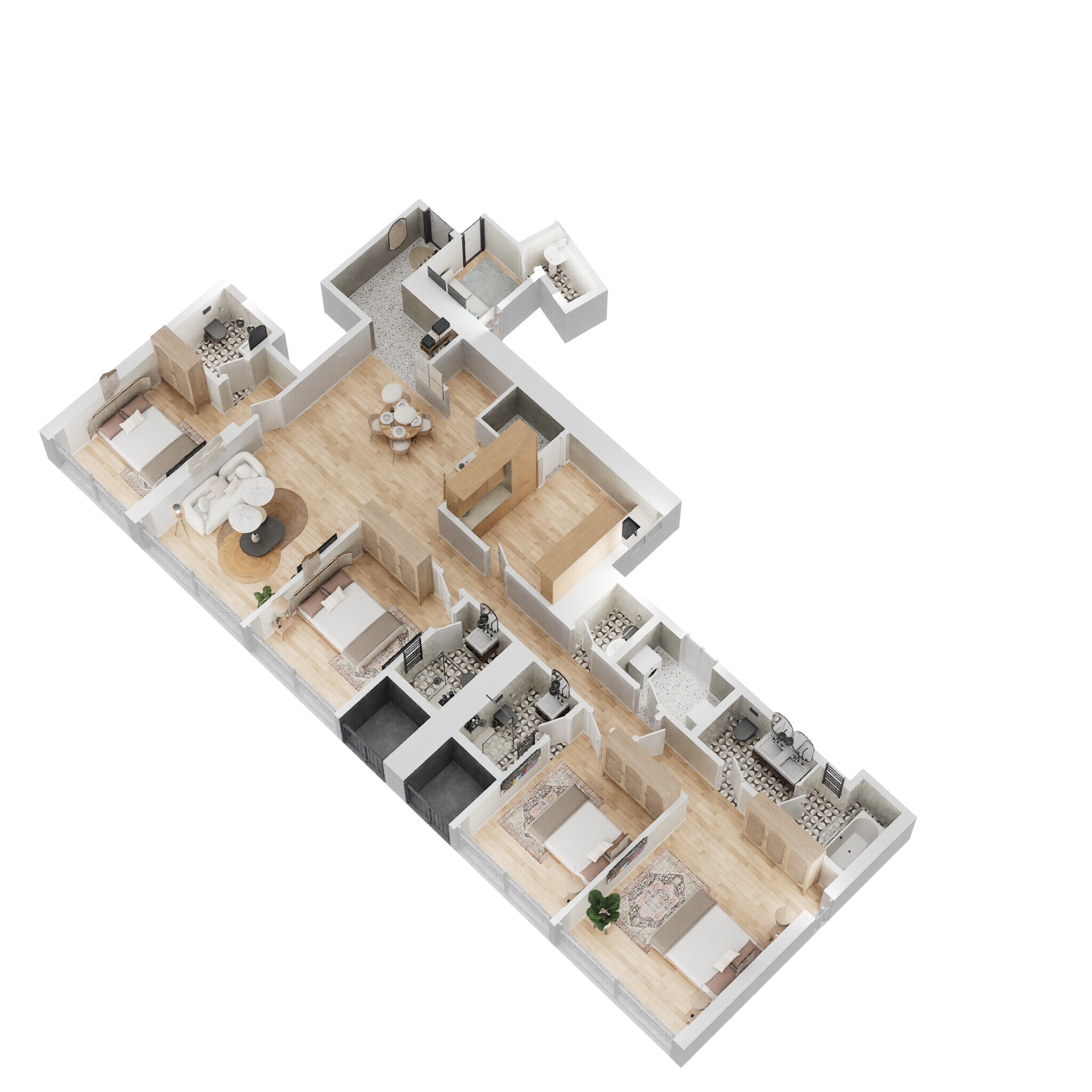 4 BHK 1601 Sq. Ft. Apartment