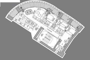  3 BHK Apartment at Lodha The World Towers World One Tier 3 Trinity, Worli – for Rent