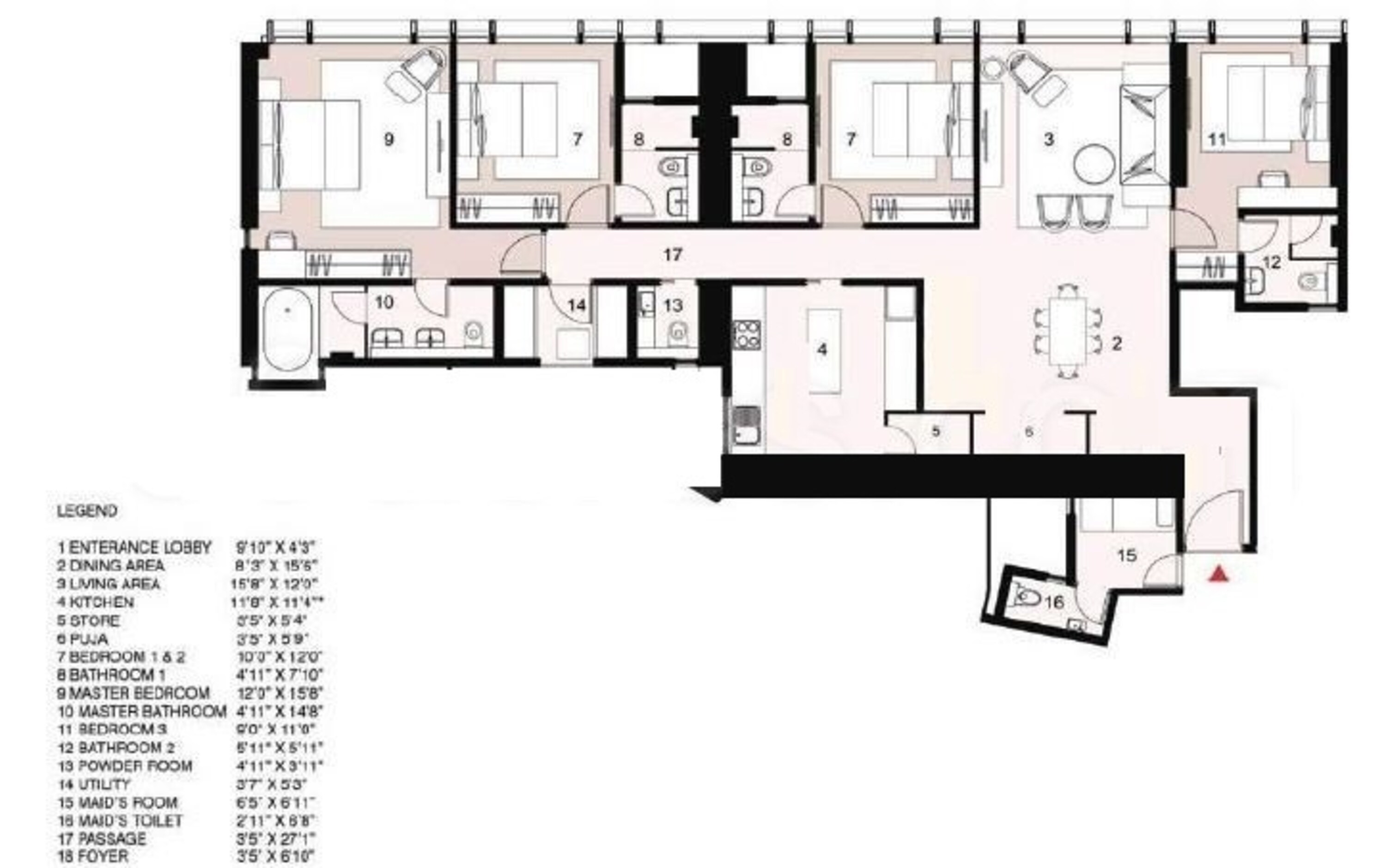 Lodha Trump Tower Price Starting 7 16 Cr 3 Bhk 4 Bhk Bhk