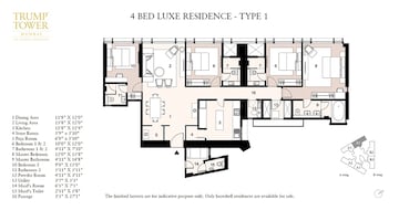  4 BHK Apartment at Lodha Trump Tower, Worli – for Sale