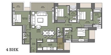  4 BHK Apartment at Lodha Venezia, Parel – for Rent