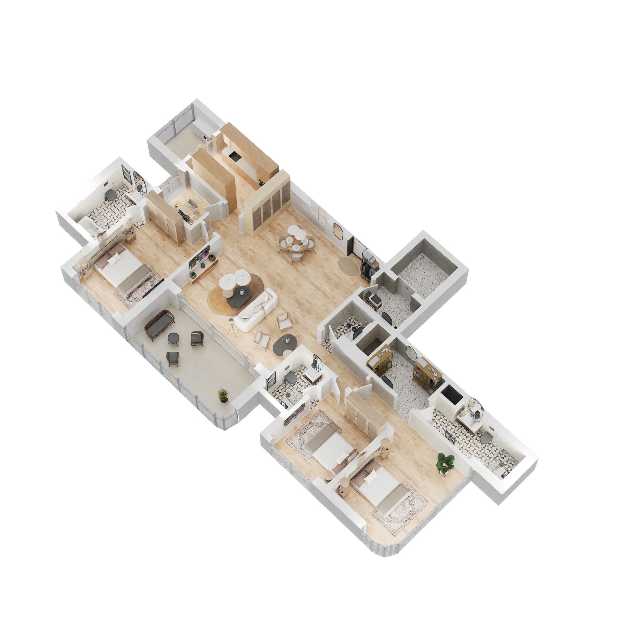 4 BHK 1795 Sq. Ft. Apartment