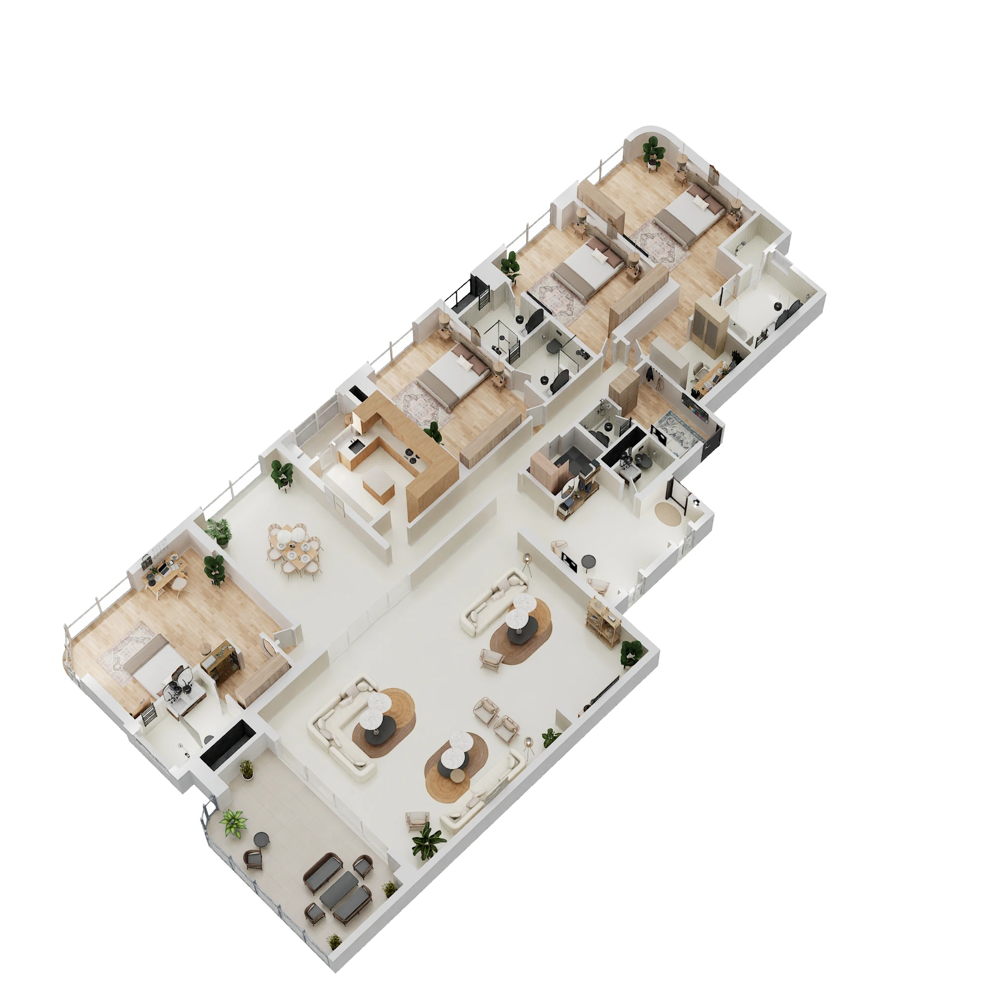 4 BHK 4200 Sq. Ft. Apartment in Lodha Versova