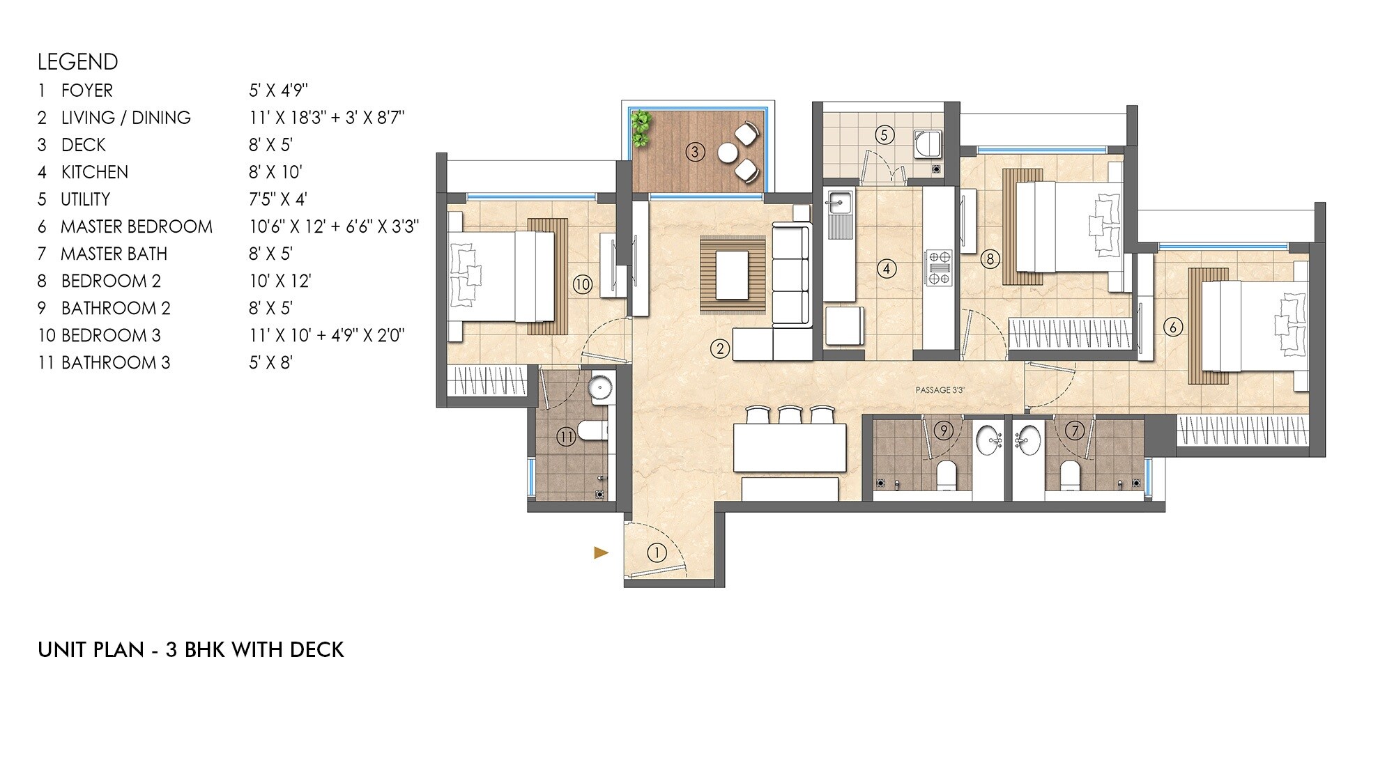  3 BHK Apartment at Lodha Woods, Kandivali East – for Sale